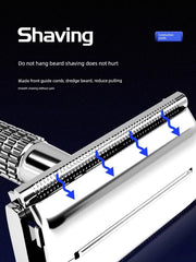 Men Old-Fashioned Shaving Manual Shaver