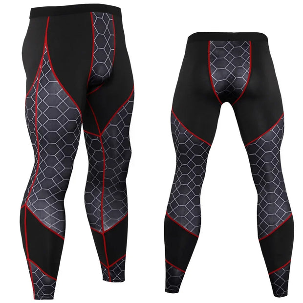 Men's Winter Thermal Underwear Set Gym Clothing Running Man