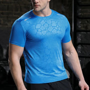 Men Running Compression T-shirt Dry Fit Short Sleeve Sport