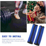 2 Pcs Horizontal Bar Non-slip Portable Barbell Mat Cover Sports