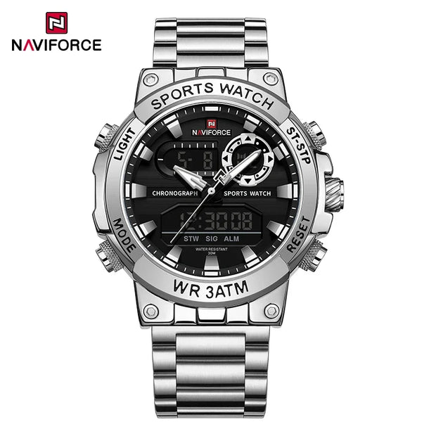 NAVIFORCE Men's Military Luminous Quartz