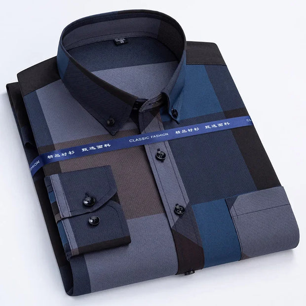 2024  Men's Dress Shirts Spring Autumn