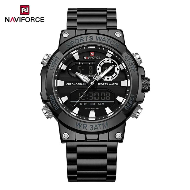 NAVIFORCE Men's Military Luminous Quartz