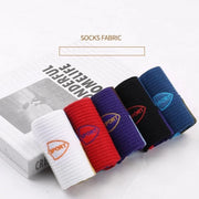 5 pairs of men's socks mid-calf socks sports sweat