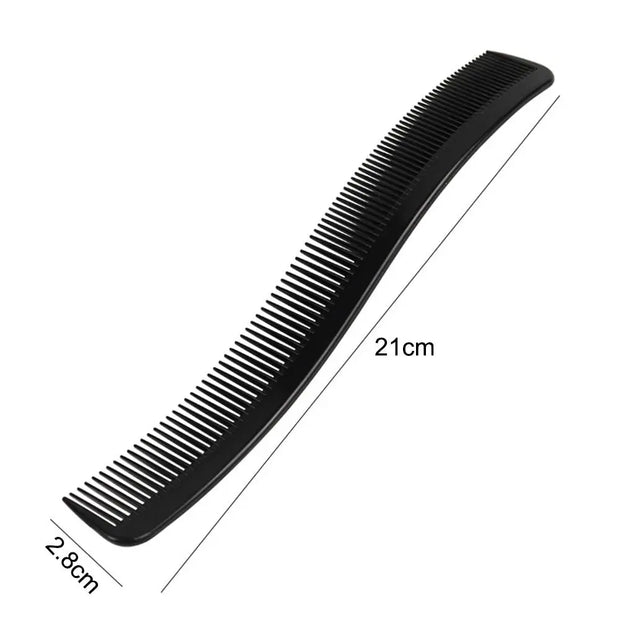 3pcs Plastic Curved Barber Comb Hairdressing Hair