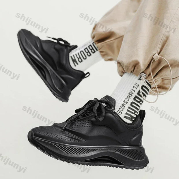 Men's Casual Sneakers Light Walking Tennis Shoes Men