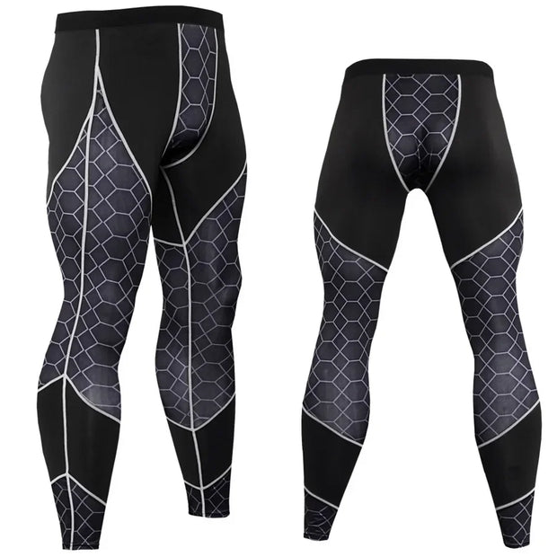 Men's Winter Thermal Underwear Set Gym Clothing Running Man