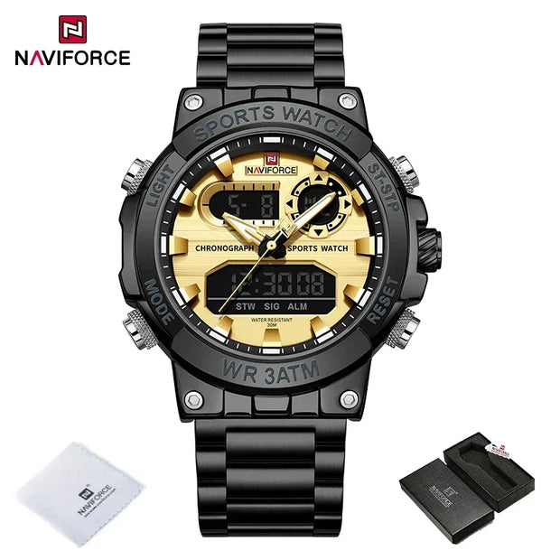 NAVIFORCE Men's Military Luminous Quartz