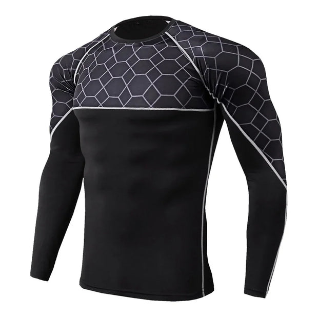 Men's Winter Thermal Underwear Set Gym Clothing Running Man