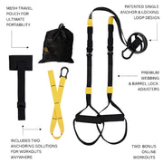 Hanging Training Strap Adjustable Resistance Band Gymnastics