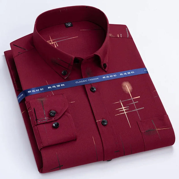 2024  Men's Dress Shirts Spring Autumn