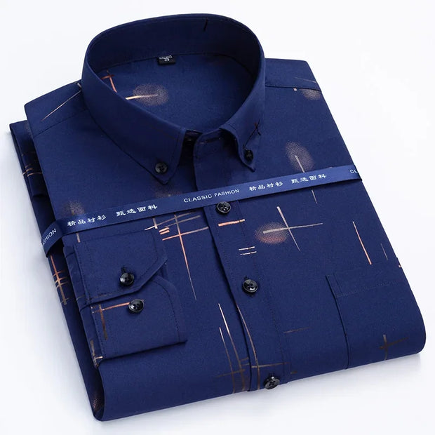 2024  Men's Dress Shirts Spring Autumn