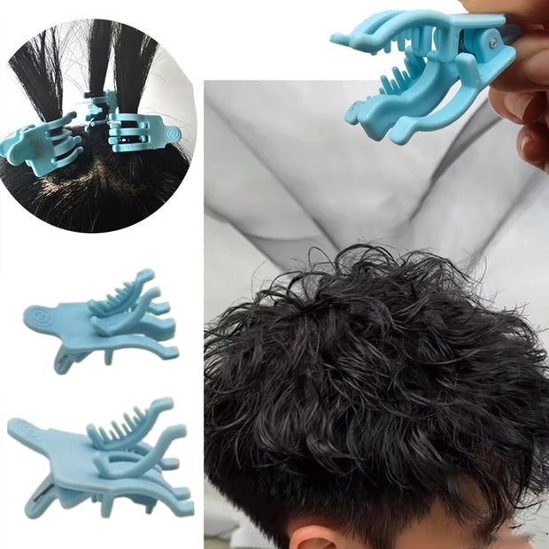 10Pcs S/L Reusable Perm Hair Clip Man Hair