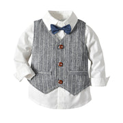 Boys Autumn Clothing Children's Suit Three-piece Set