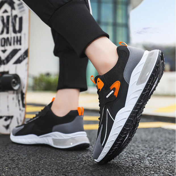 Color-blocked Sneakers Fashion Breathable Lace Up