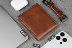 Genuine Leather Men’s RFID Blocking Bifold Wallet with 13 Card Slots