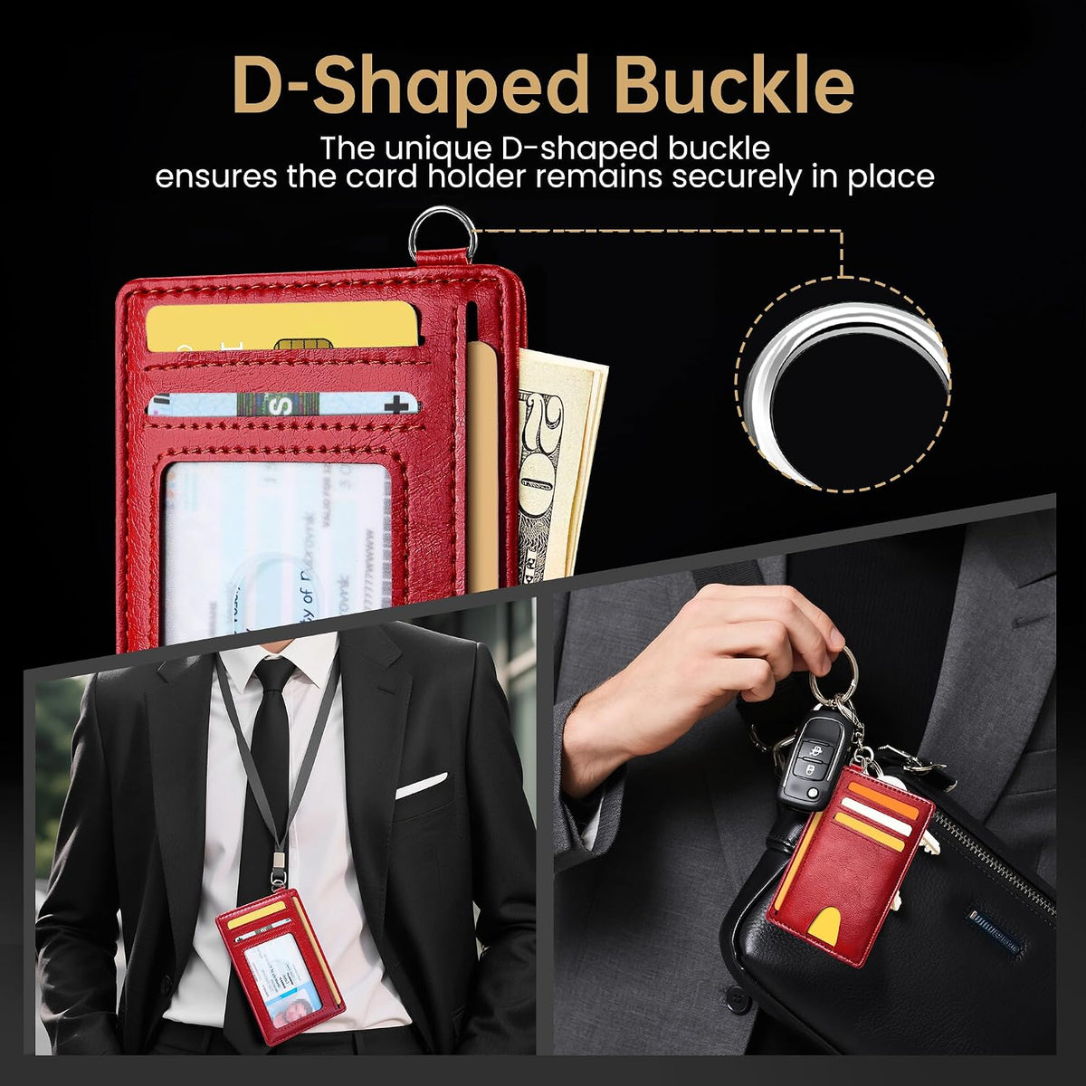 Slim RFID Blocking Credit Card Holder Wallet for Men and Women