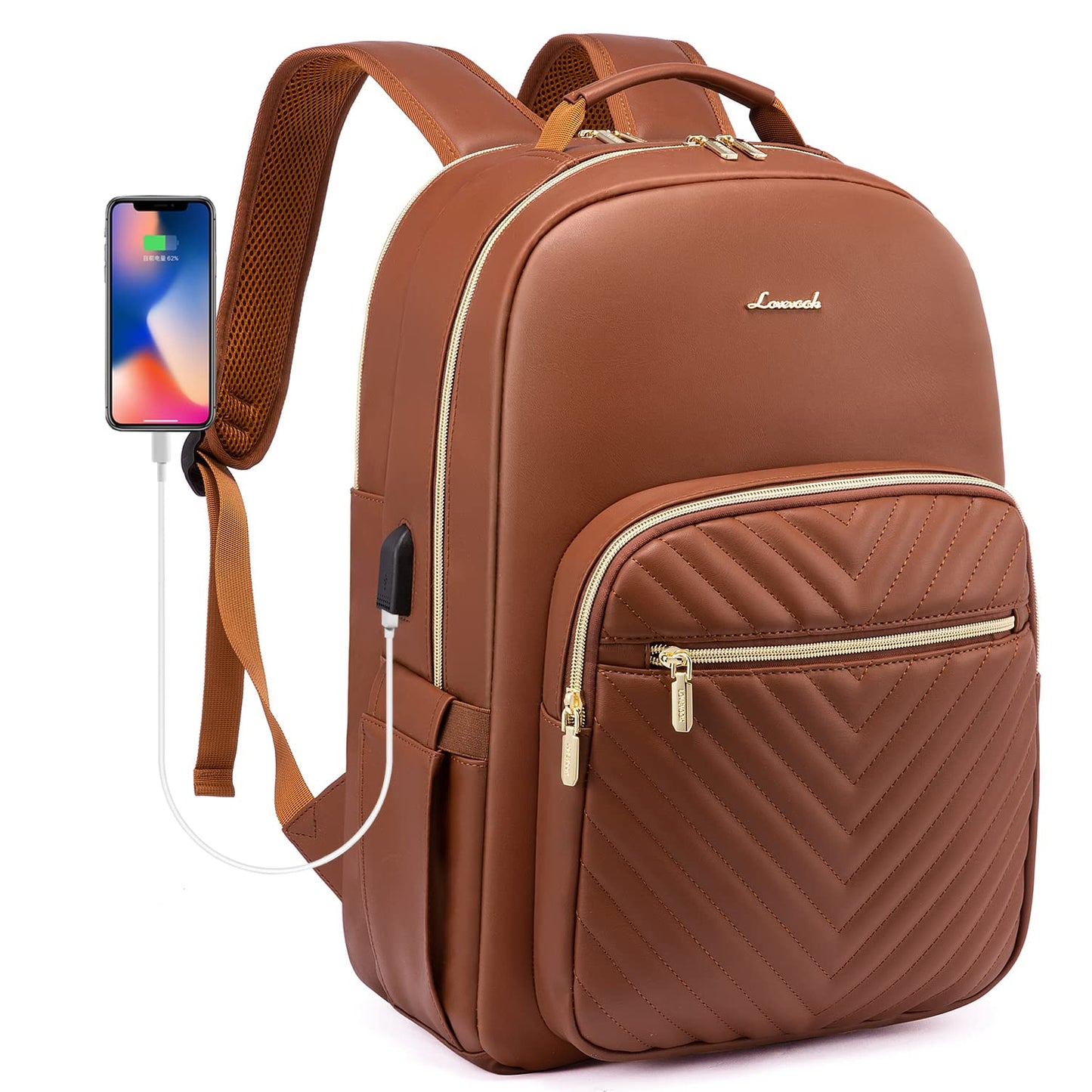 Women’s Laptop Backpack Purse with USB Port – Travel & Work Bag